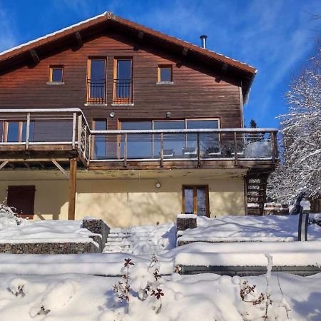 Le Cerf, Chalet Cocooning Avec Piscine Et Billard Ban-sur-Meurthe-Clefcy Exteriör bild