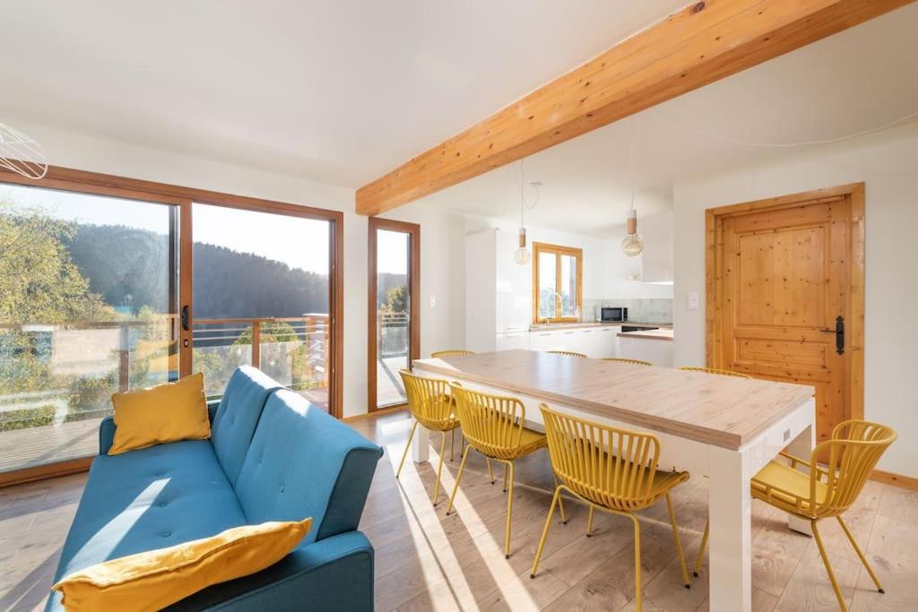Le Cerf, Chalet Cocooning Avec Piscine Et Billard Ban-sur-Meurthe-Clefcy Exteriör bild