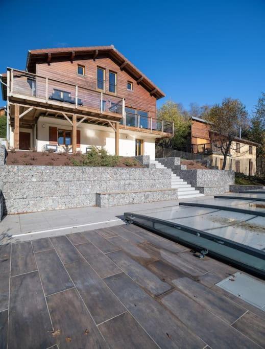 Le Cerf, Chalet Cocooning Avec Piscine Et Billard Ban-sur-Meurthe-Clefcy Exteriör bild