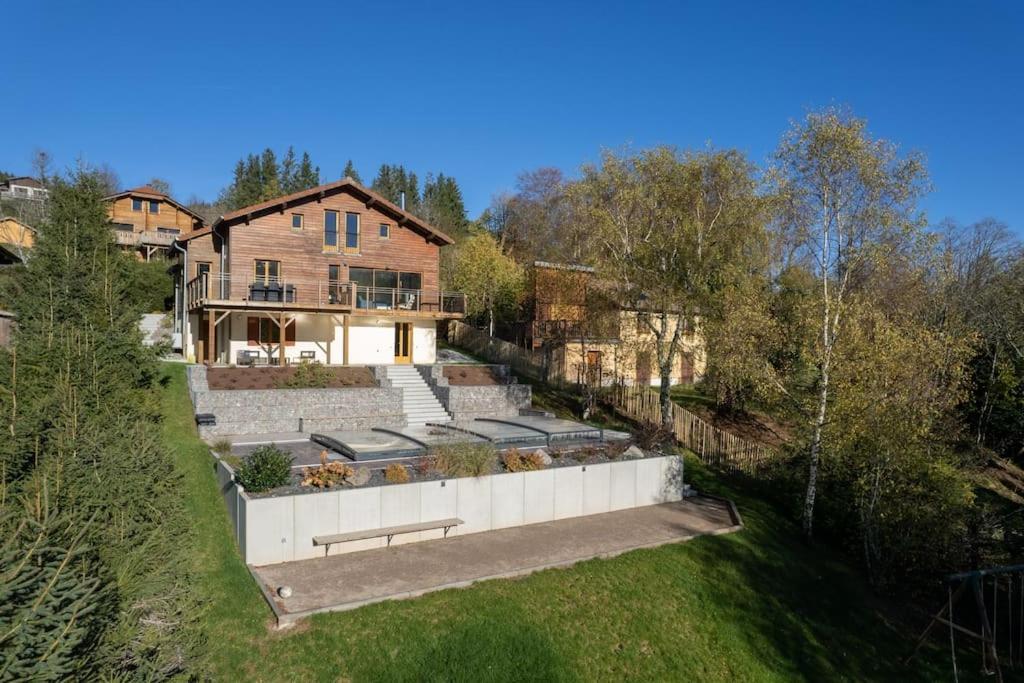 Le Cerf, Chalet Cocooning Avec Piscine Et Billard Ban-sur-Meurthe-Clefcy Exteriör bild
