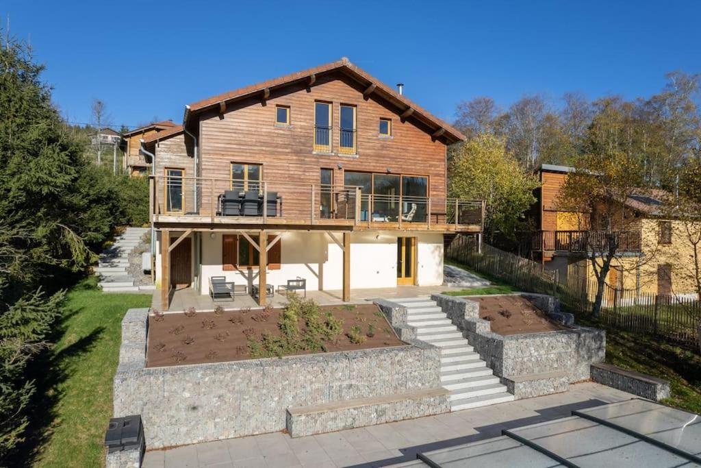 Le Cerf, Chalet Cocooning Avec Piscine Et Billard Ban-sur-Meurthe-Clefcy Exteriör bild