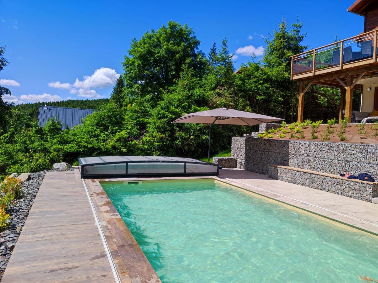 Le Cerf, Chalet Cocooning Avec Piscine Et Billard Ban-sur-Meurthe-Clefcy Exteriör bild
